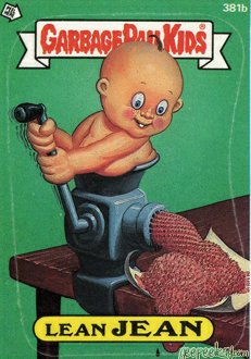 Lean JEAN Funny Decal Name Sticker