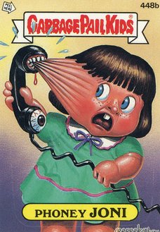 Phoney JONI Funny Decal Name Sticker