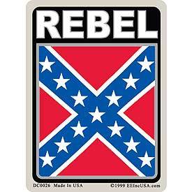 Rebel_with confederate flag sticker