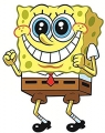 spongebob ALL SMILES funny car sticker