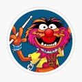 The Animal Muppet Funny Cartoon Sticker 4