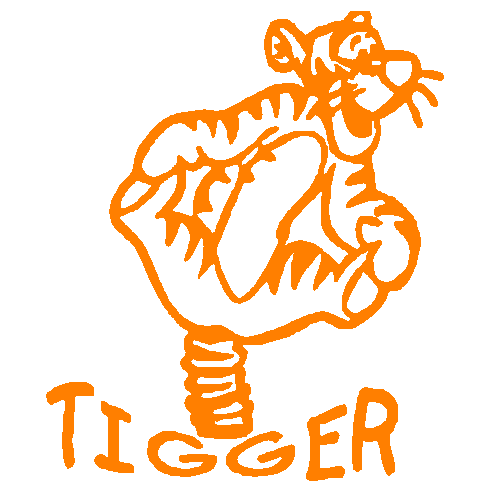 Tigger bounce decal