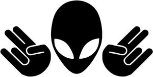 Alien Shocker JDM Decal