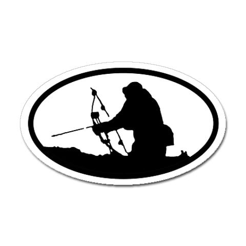 Archer Decal Oval Sticker