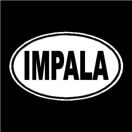 Chevy Impala Oval Decal