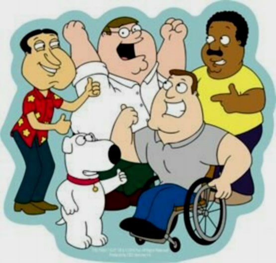 Family Guy Sticker Color