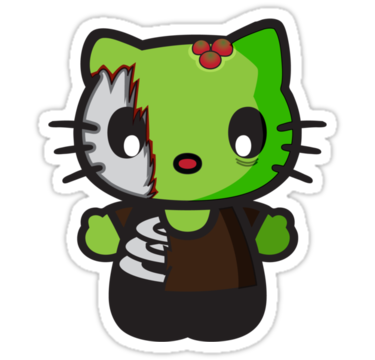 kat zombie sticker 33