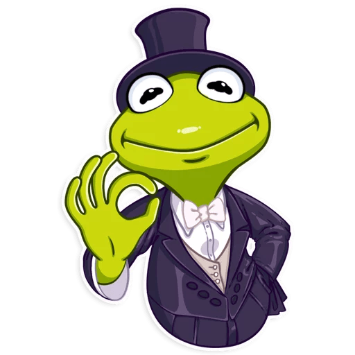 kermit the FROG muppet show_sticker 18