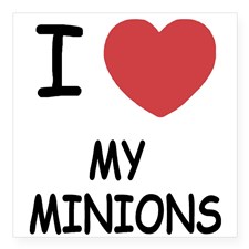 Minion Love Sticker