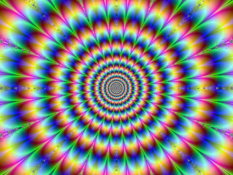 psychedelic patterns wall decal or window sticker 06