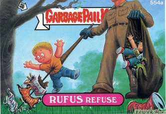 RUFUS Refuse Funny Decal Name Sticker