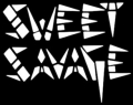 sweet savage die cut band decal