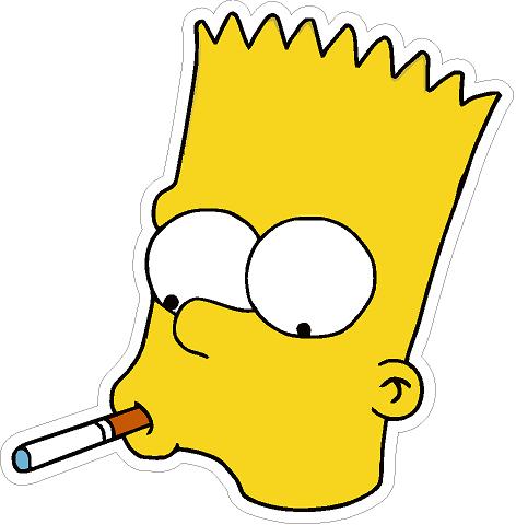 bart-simpson-VAPE sticker