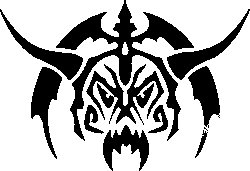 Devil Skull Decal 6
