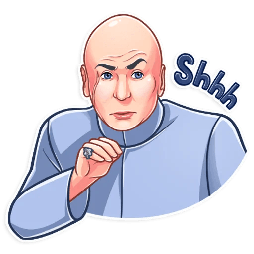 dr evil funny tv show sticker 9