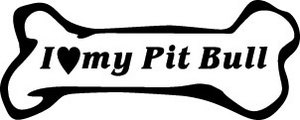 I Love My Pitt Black and White Decal
