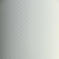Carbon Fiber Adhesive Vinyl Sheet Decal WHITE