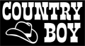 COUNTRY BOY DIE CUT DECAL