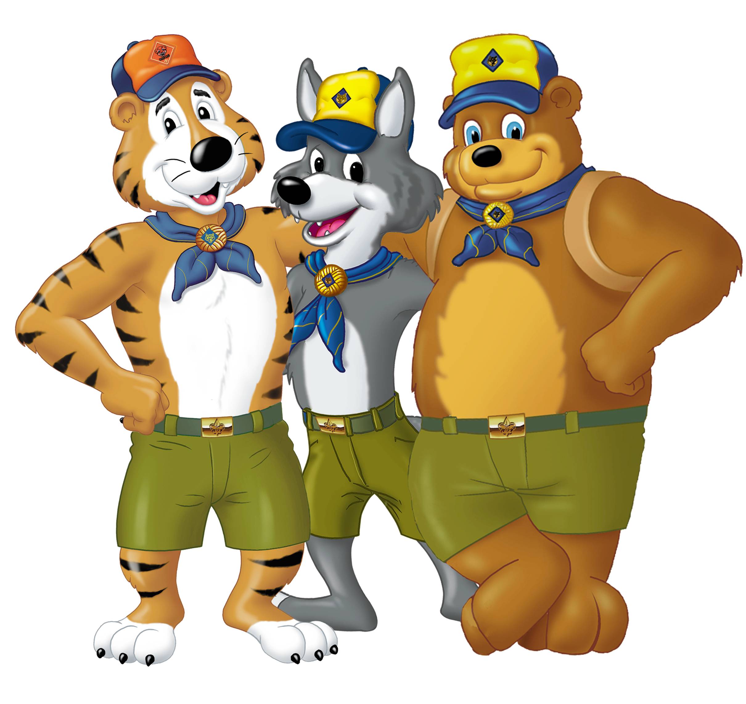 Cub Scout Mascots Sticker
