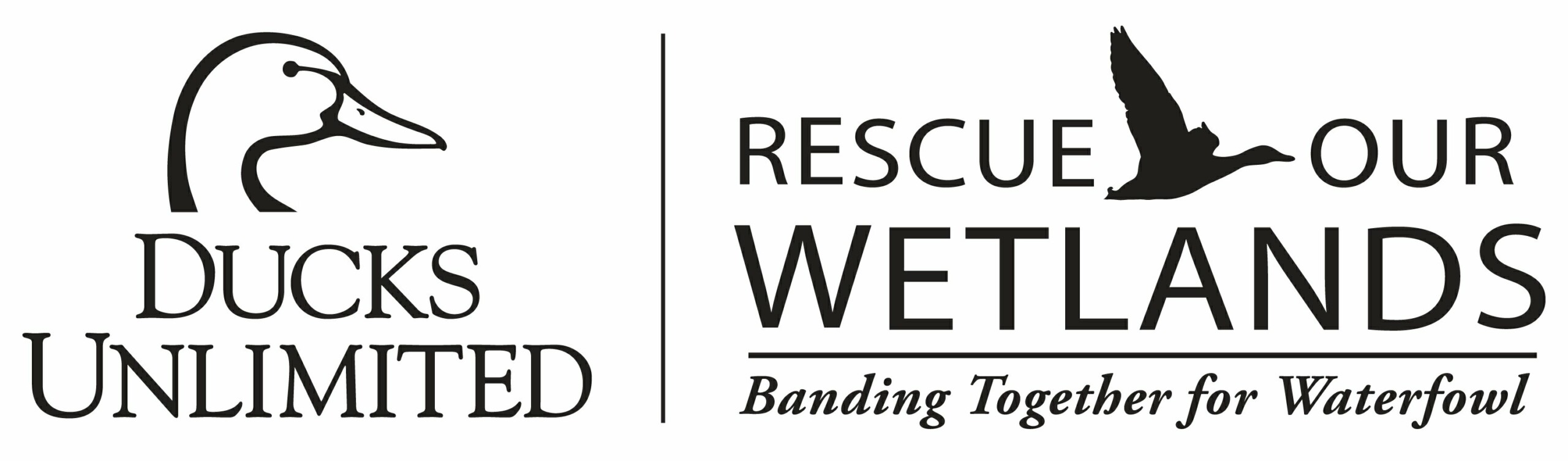 DU Rescue Our Wetlands die cut decal