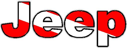 JEEP Decal Flag Dive Flag Fill Decal