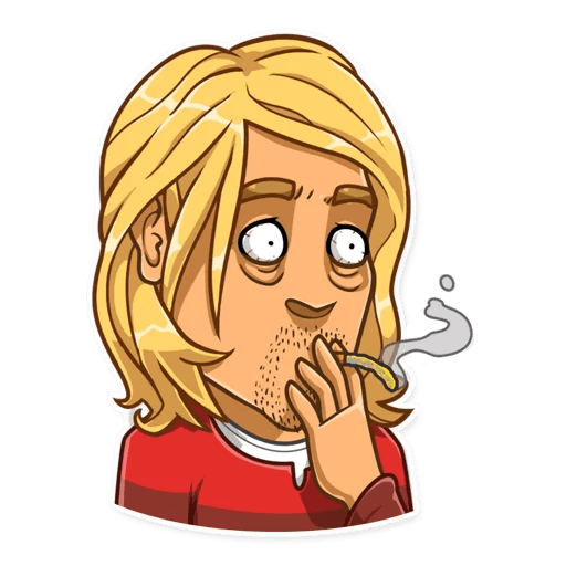 NIRVANA kurt cobain grunge is dead band sticker 21