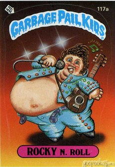 ROCKY N Roll Funny Decal Name Sticker