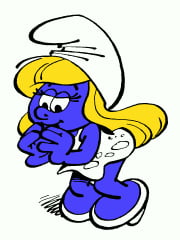 Smurfette decal 10