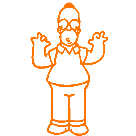 Homer Oooh decal