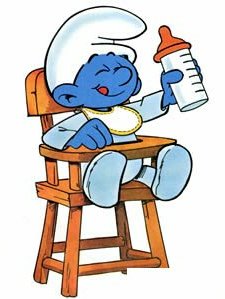 Baby Smurf Color Sticker 3