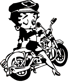 Betty Boop Decals 8