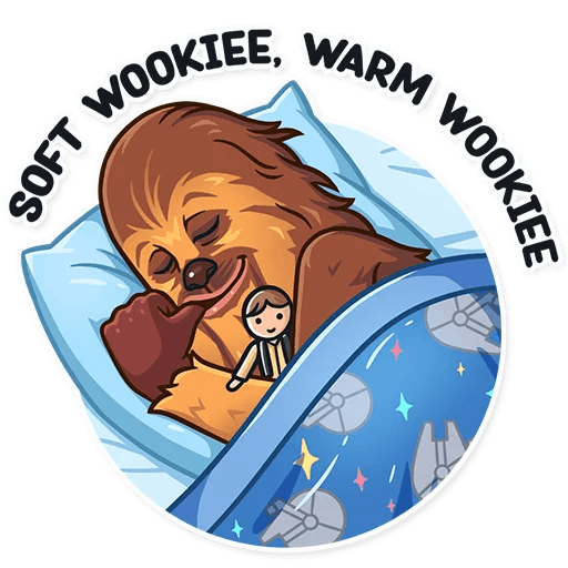 chewbacca wookiee star wars sticker 20