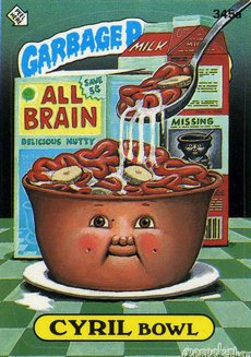 CYRIL Bowl Funny Sticker Name Decal