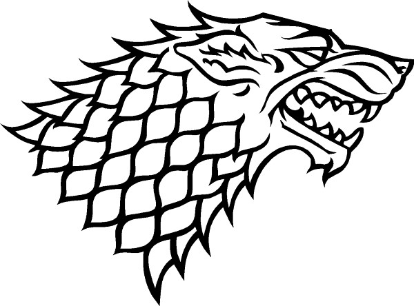 game of thromes house of stark diecut decal