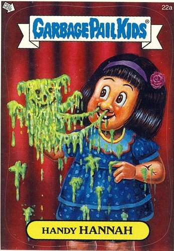 Handy HANNAH Funny Sticker Name Decal