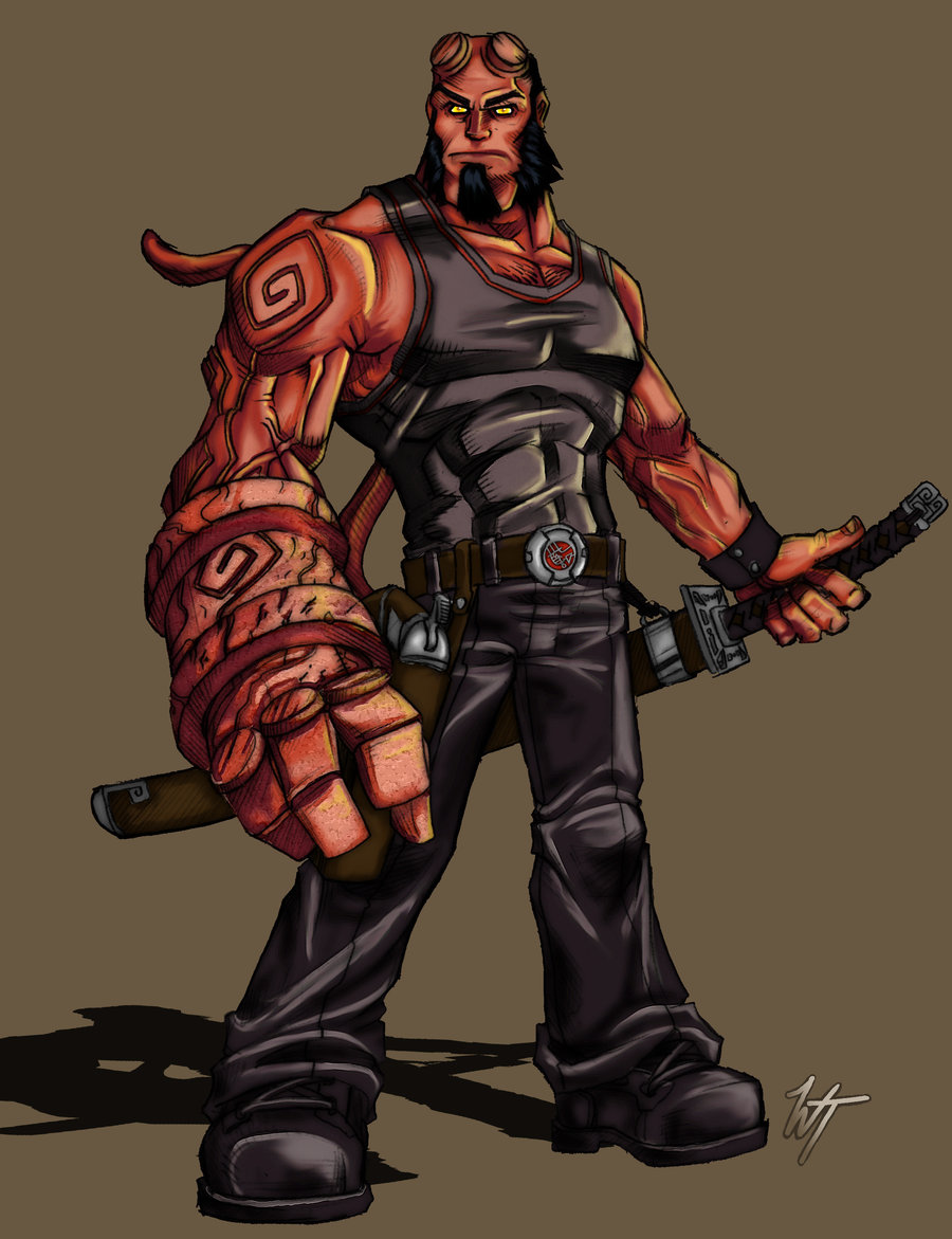 Hellboy Wallpaper Vinyl Decals 01