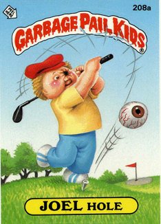 JOEL Hole Funny Sticker Name Decal