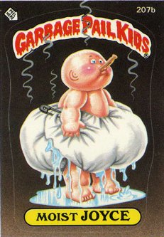 Moist JOYCE Funny Decal Name Sticker