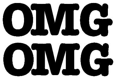 OMG Sticker