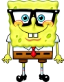 spongebob NERD Sticker