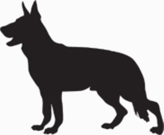 15Y Shepard Dog Decal