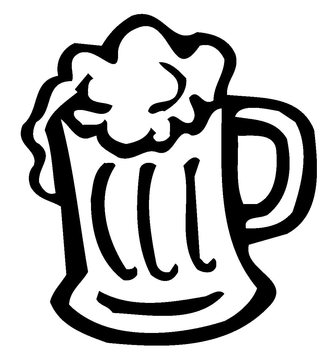 Beer Mug Decal