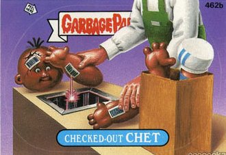 Checked Out CHET Funny Sticker Name Decal