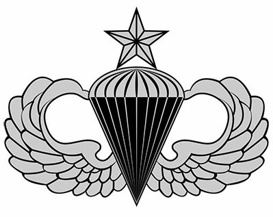 Jump  Wings Logo Senior Sticker