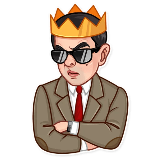 mr bean show funny car sticker 23