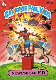 Newly Dead ED Funny Decal Name Sticker