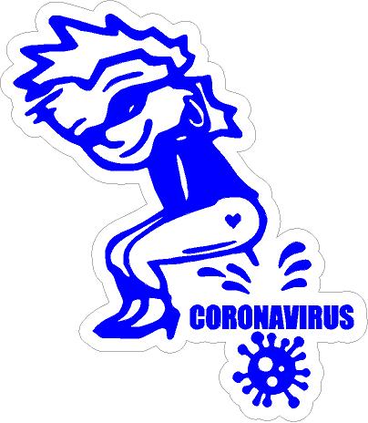 Stop COVID-19 Stickers 1