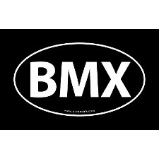 BMX OVAL STICKER