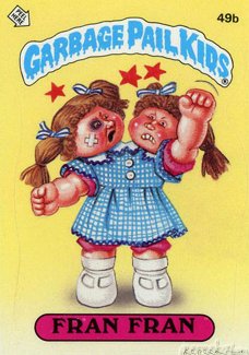 Fran FRAN Funny Sticker Name Decal