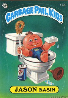 JASON Basin Funny Sticker Name Decal